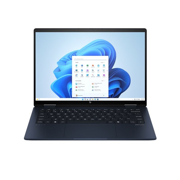 HP ENVY x360 14-fc0004nh 14"2.8K/Intel Core Ultra 7 155U/32GB/1TB/Int.VGA/Win11/kék laptop