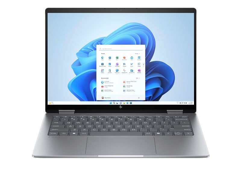 HP ENVY x360 14-fc0005nh 14"2.8K/Intel Core Ultra 7 155U/32GB/1TB/Int.VGA/Win11/ezüst laptop