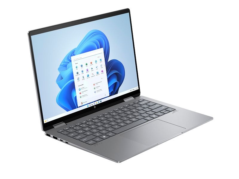 HP ENVY x360 14-fc0005nh 14"2.8K/Intel Core Ultra 7 155U/32GB/1TB/Int.VGA/Win11/ezüst laptop