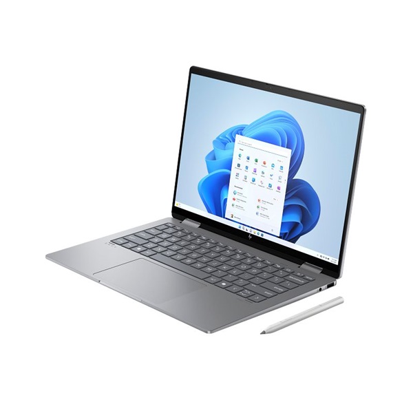HP ENVY x360 14-fc0005nh 14"2.8K/Intel Core Ultra 7 155U/32GB/1TB/Int.VGA/Win11/ezüst laptop
