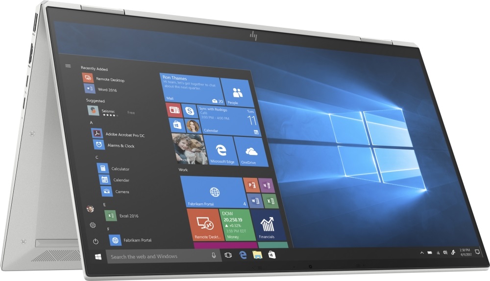 HP EliteBook x360 G7 1040 14"FHD/Intel Core i5-10310U/16GB/256GB/Int.VGA/Win10 Pro/ezüst laptop