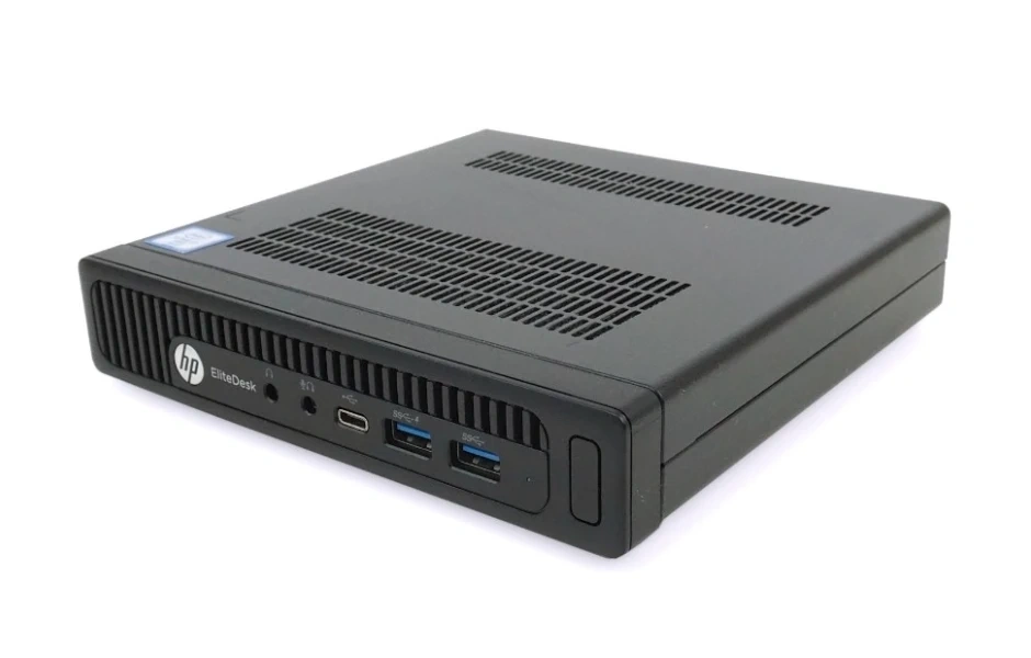 HP EliteDesk 800 G2 Micro/i7-6th/8GB/256GB/Win Pro COA/fekete asztali számítógép (Használt A+)