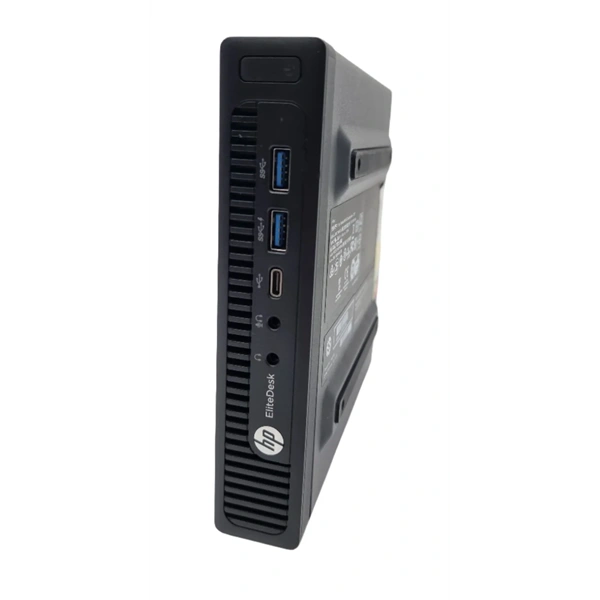 HP EliteDesk 800 G2 Micro/i7-6th/8GB/256GB/Win Pro COA/fekete asztali számítógép (Használt A+)