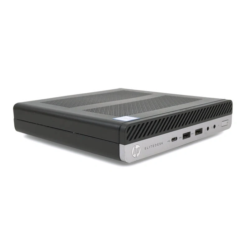 HP EliteDesk 800 G3 Micro/i5-6th/8GB/256GB SSD/Win Pro COA/fekete asztali számítógép (Használt A+)