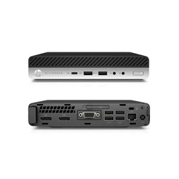 HP EliteDesk 800 G4 Micro/i5-8th/16GB/256GB SSD/Win Pro COA/fekete asztali számítógép (Használt A+,felújított)