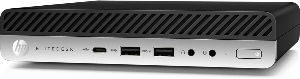 HP EliteDesk 800 G4 Micro/i5-8th/8GB/256GB/Win Pro COA/fekete asztali számítógép (Használt A+)