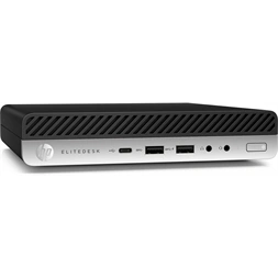 HP EliteDesk 800 G4 Micro/i5-8th/8GB/256GB/Win Pro COA/fekete asztali számítógép (Használt A+)