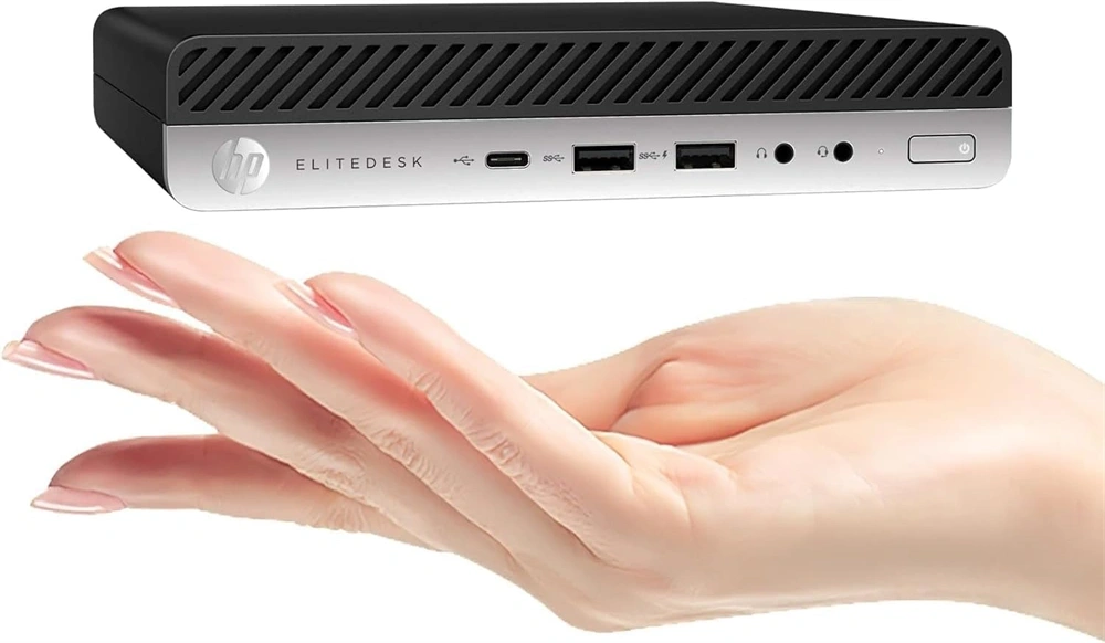 HP EliteDesk 800 G5 Micro/i5-9th/16GB/512GB SSD/Win Pro COA fekete asztali számítógép (Használt A)