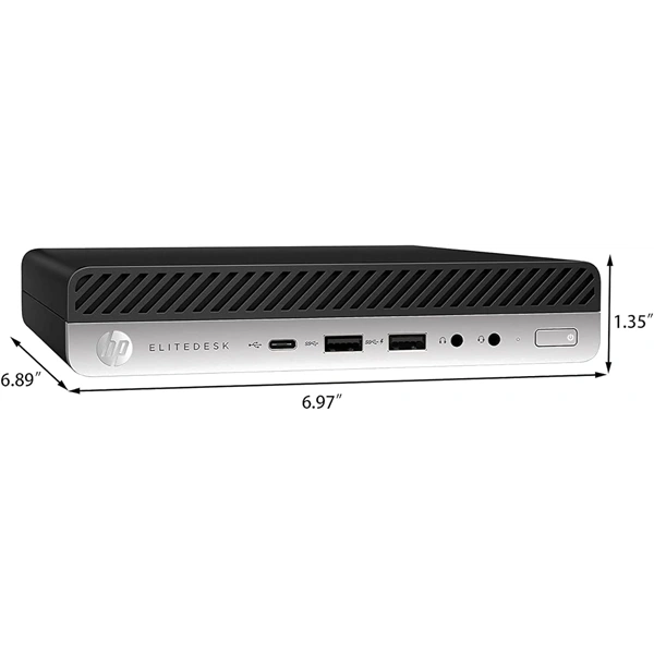 HP EliteDesk 800 G5 Micro/i5-9th/16GB/512GB SSD/Win Pro COA fekete asztali számítógép (Használt A)