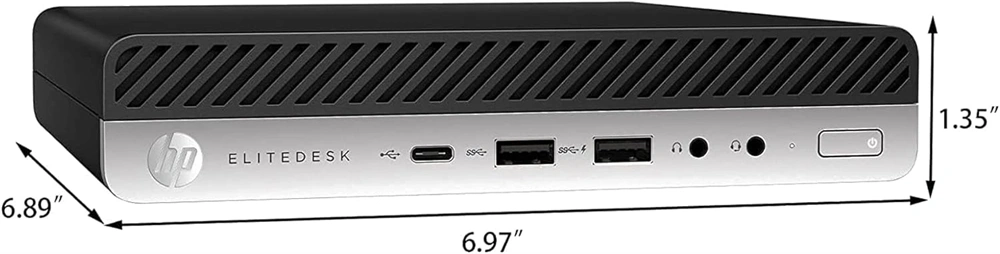 HP EliteDesk 800 G5 Micro/i5-9th/16GB/512GB SSD/Win Pro COA fekete asztali számítógép (Használt A)
