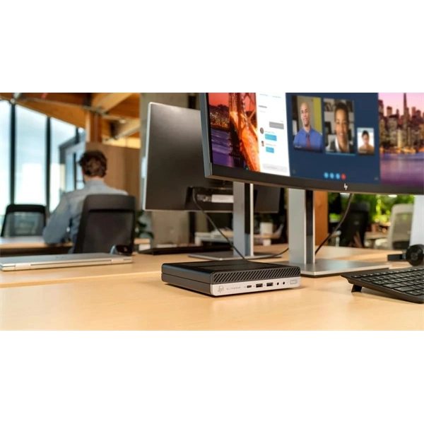 HP EliteDesk 800 G5 Micro/i5-9th/16GB/512GB SSD/Win Pro COA fekete asztali számítógép (Használt A)