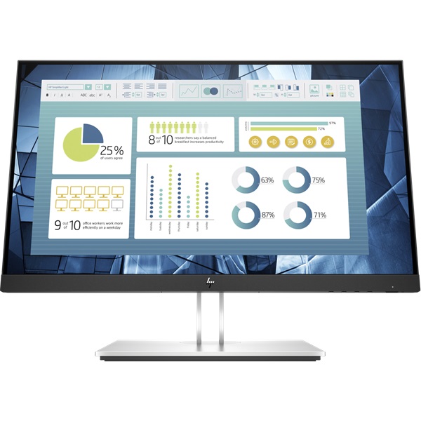 HP EliteDisplay E22 G4 FHD VGA HDMI DP fekete Monitor