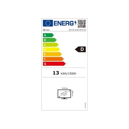 HP 23,8" EliteDisplay E24 G5 FHD IPS fekete-ezüst DP/HDMI/USB LED monitor