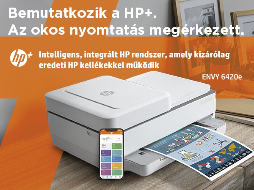 HP Envy Pro 6420E AiO multifunkciós tintasugaras Instant Ink ready nyomtató