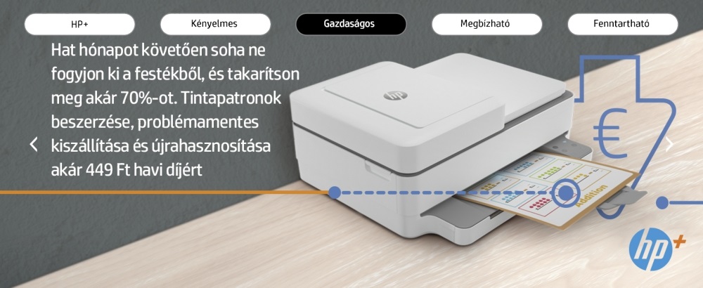 HP Envy Pro 6420E AiO multifunkciós tintasugaras Instant Ink ready nyomtató