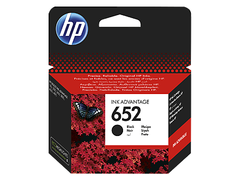HP F6V25AE (652) fekete tintapatron