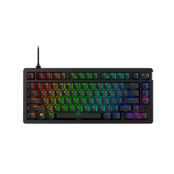 HP HYPERX Alloy Rise 75 US (piros switch) vezetékes mechanikus gamer billentyűzet