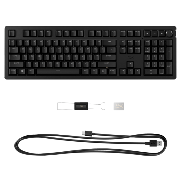 HP HYPERX Alloy Rise PBT US (piros switch) vezetékes mechanikus gamer billentyűzet