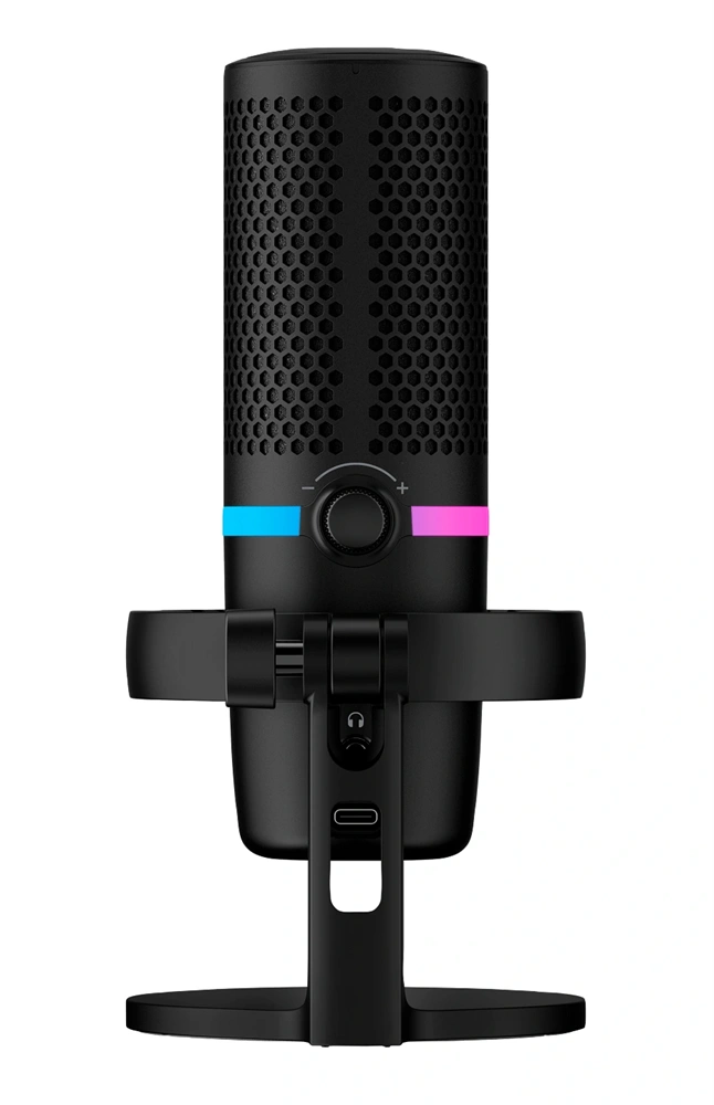 HP HYPERX DuoCast RGB fekete vezetékes mikrofon