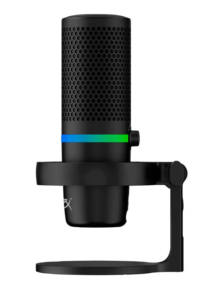 HP HYPERX DuoCast RGB fekete vezetékes mikrofon