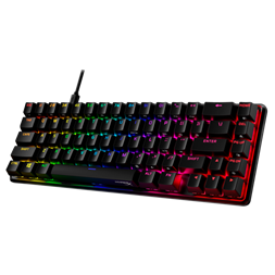 HP HYPERX Vezetékes Billentyűzet Alloy Origins 65 RGB Red - Mechanical Gaming Keyboard US, HKBO1T-RD-US/N