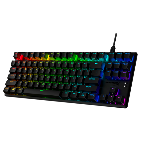 HP HYPERX Vezetékes Billentyűzet Alloy Origins Core PBT Red - Mechanical Gaming Keyboard UK