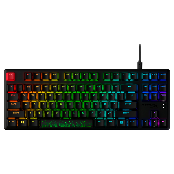 HP HYPERX Vezetékes Billentyűzet Alloy Origins Core PBT Red - Mechanical Gaming Keyboard UK
