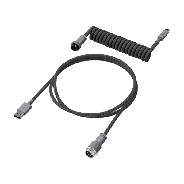 HP HYPERX szürke USB-C spirálkábel