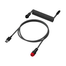 HP HYPERX szürke/fekete USB-C spirálkábel
