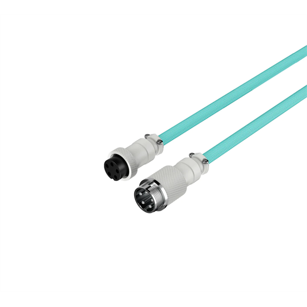 HP HYPERX zöld/fehér USB-C spirálkábel