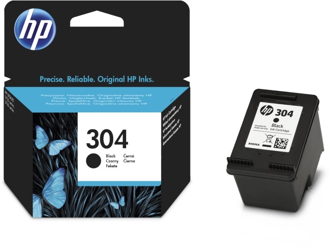 HP N9K06AE (304) fekete tintapatron