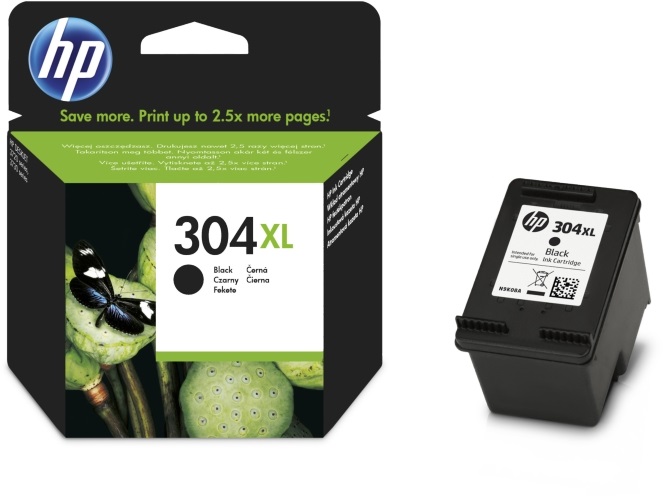 HP N9K08AE (304XL) fekete XL tintapatron