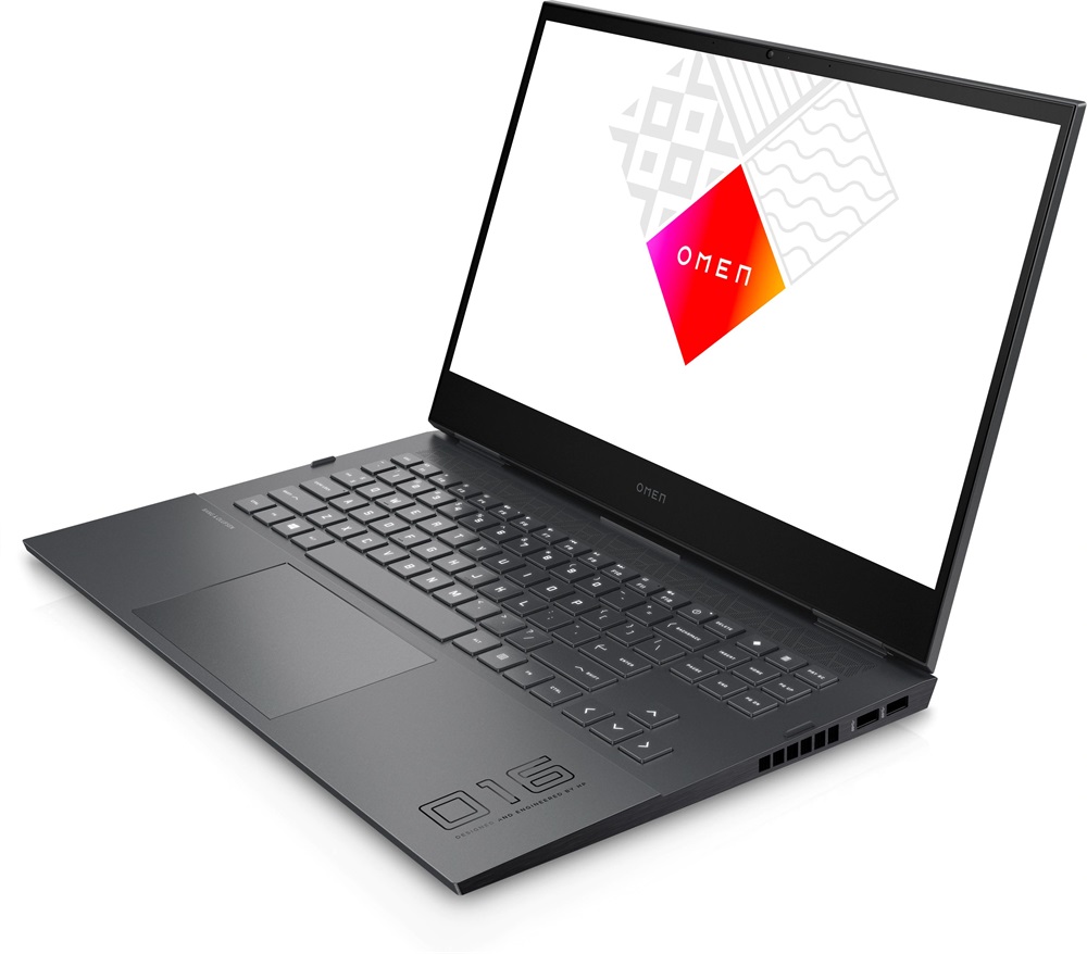 HP OMEN 16,1"FHD/Intel Core i5-11400H/16GB/512GB/RTX 3050Ti 4GB/DOS/fekete laptop