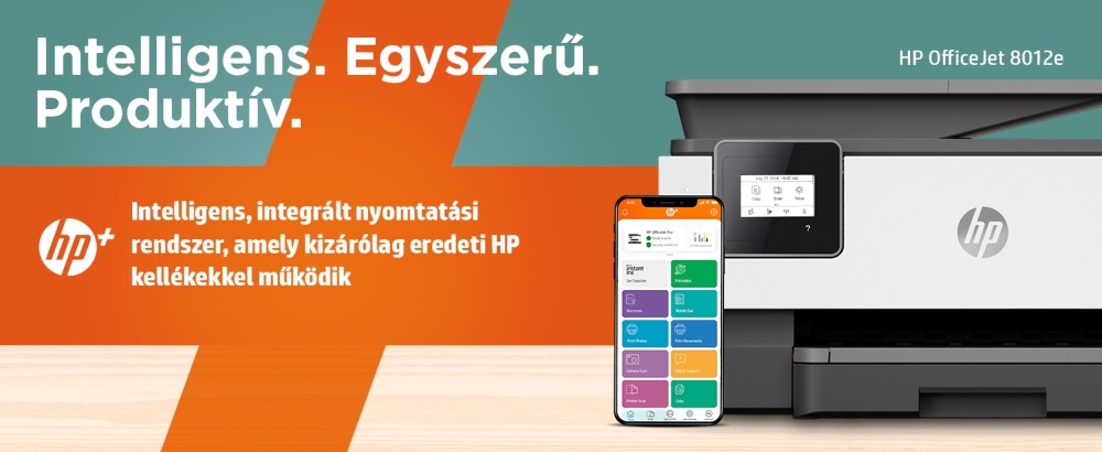 HP OfficeJet 8012E All-in-One multifunkciós tintasugaras Instant Ink ready nyomtató (Újracsomagolt)