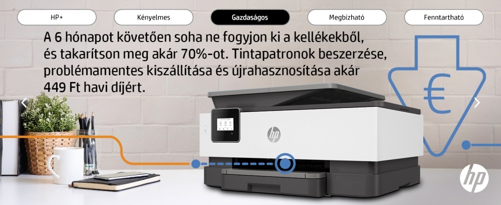 HP OfficeJet 8012E All-in-One multifunkciós tintasugaras Instant Ink ready nyomtató (Újracsomagolt)