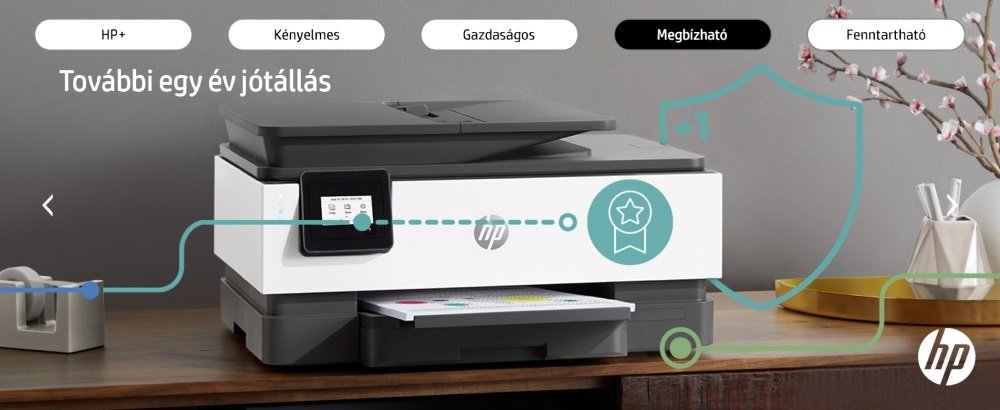 HP OfficeJet 8012E All-in-One multifunkciós tintasugaras Instant Ink ready nyomtató (Újracsomagolt)