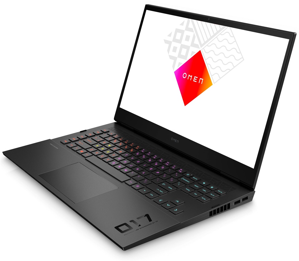 HP Omen 17-ck0003nh 17,3"QHD/Intel Core i7-11800H/16GB/512GB/RTX 3060 6GB/DOS/fekete laptop