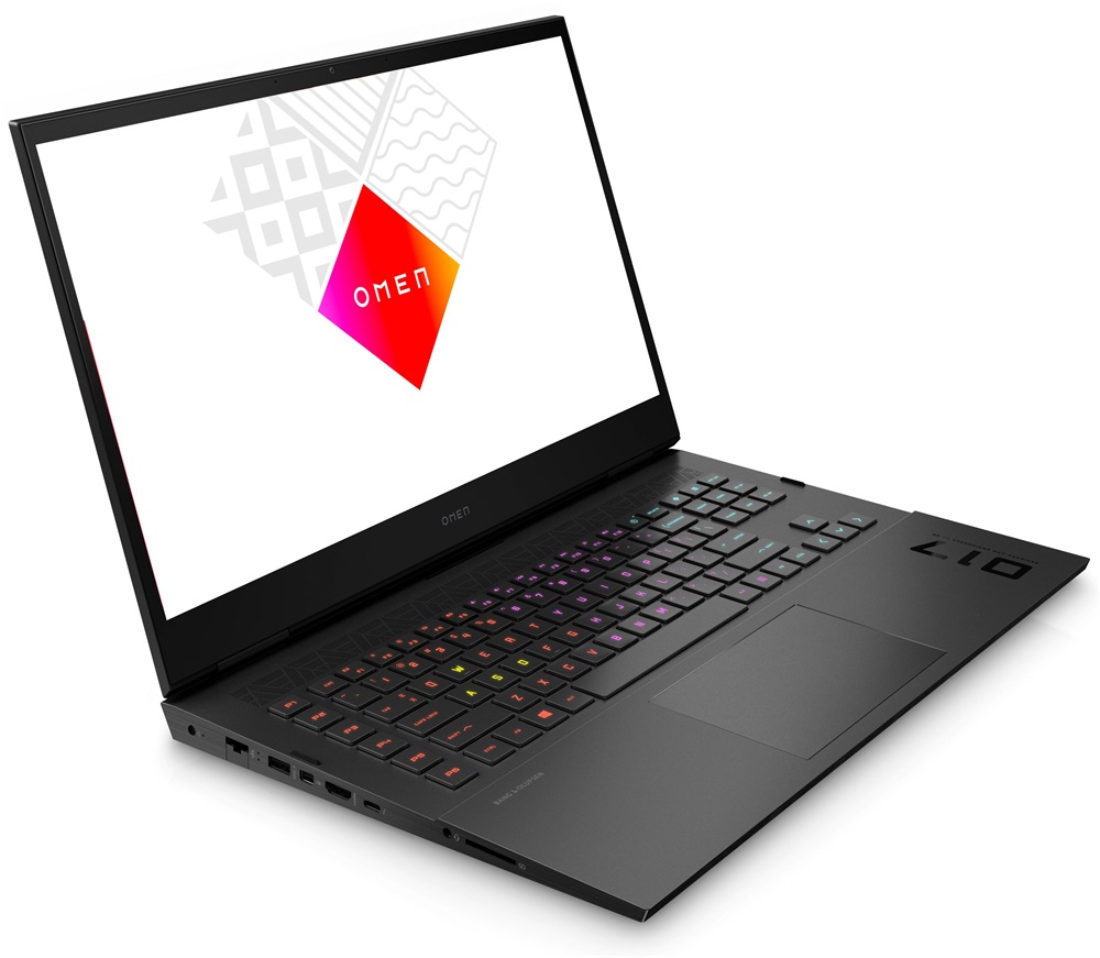 HP Omen 17-ck0003nh 17,3"QHD/Intel Core i7-11800H/16GB/512GB/RTX 3060 6GB/DOS/fekete laptop