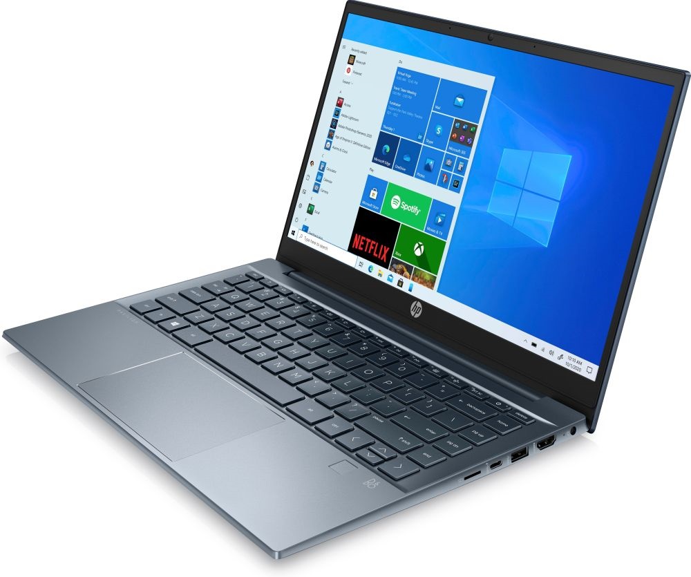 HP Pavilion 14-ec0004nh 14"FHD/AMD Ryzen 5-5500U/8GB/512GB/Int. VGA/Win10/kék laptop