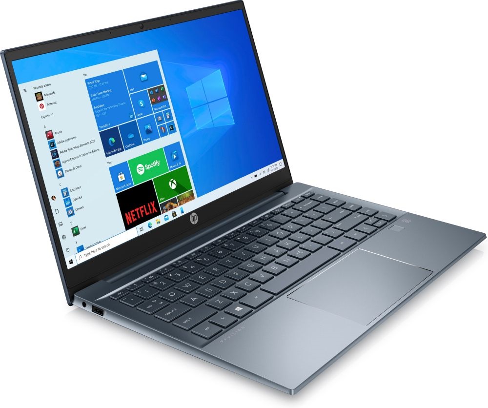 HP Pavilion 14-ec0004nh 14"FHD/AMD Ryzen 5-5500U/8GB/512GB/Int. VGA/Win10/kék laptop