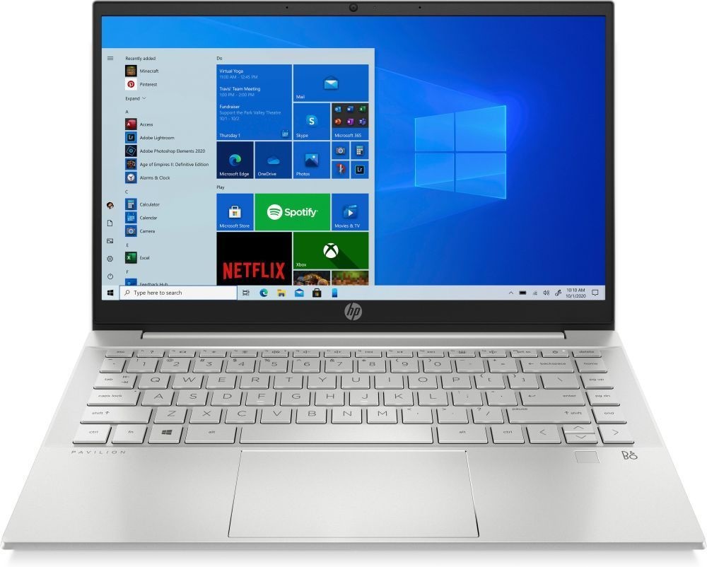 HP Pavilion 14-ec0005nh 14"FHD/AMD Ryzen 5-5500U/8GB/512GB/Int. VGA/Win10/ezüst laptop (Újracsomagolt)