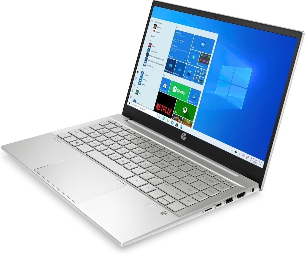 HP Pavilion 14-ec0005nh 14"FHD/AMD Ryzen 5-5500U/8GB/512GB/Int. VGA/Win10/ezüst laptop (Újracsomagolt)