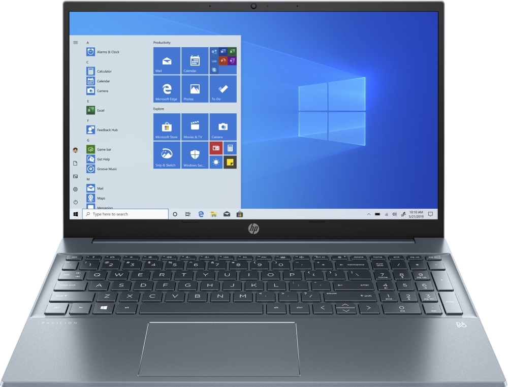 HP Pavilion 15-eh1004nh 15,6"FHD/AMD Ryzen 5-5500U/8GB/512GB/Int. VGA/Win10/kék laptop