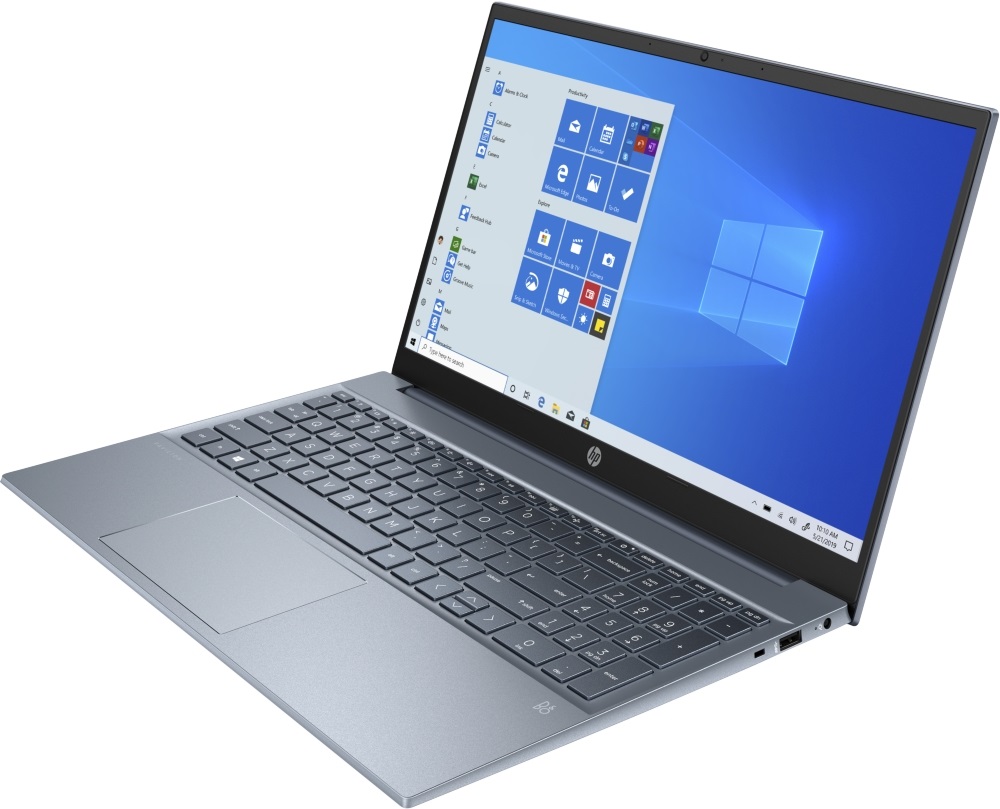HP Pavilion 15-eh1004nh 15,6"FHD/AMD Ryzen 5-5500U/8GB/512GB/Int. VGA/Win10/kék laptop