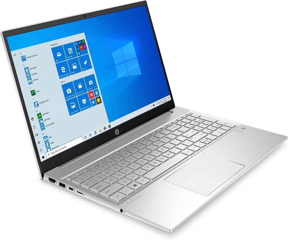 HP Pavilion 15-eh1013nh 15,6"FHD/AMD Ryzen 3-5300U/8GB/256GB/Int. VGA/Win10/ezüst laptop (Újracsomagolt)