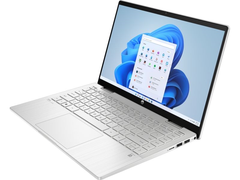 HP Pavilion x360 14-ek1004nh 14"FHD Touch/Intel Core i3-1315U/8GB/512GB/Int.VGA/Win11/ezüst laptop