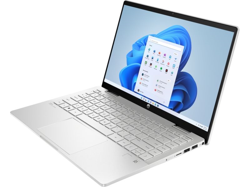 HP Pavilion x360 14-ek1005nh 14"FHD/Intel Core i5-1335U/16GB/512GB/Int.VGA/Win11 Home/ezüst laptop