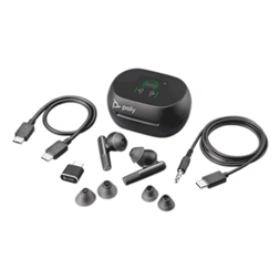 HP Poly Voyager Free 60 True Wireless Bluetooth fekete  fülhallgató