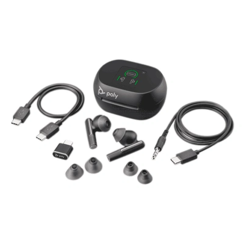 HP Poly Voyager Free 60 True Wireless Bluetooth fekete  fülhallgató