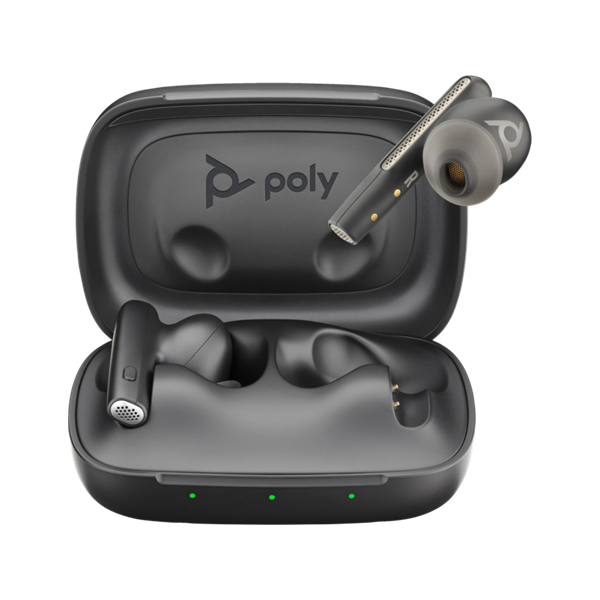 HP Poly Voyager Free 60 UC True Wireless Bluteooth fekete  fülhallgató